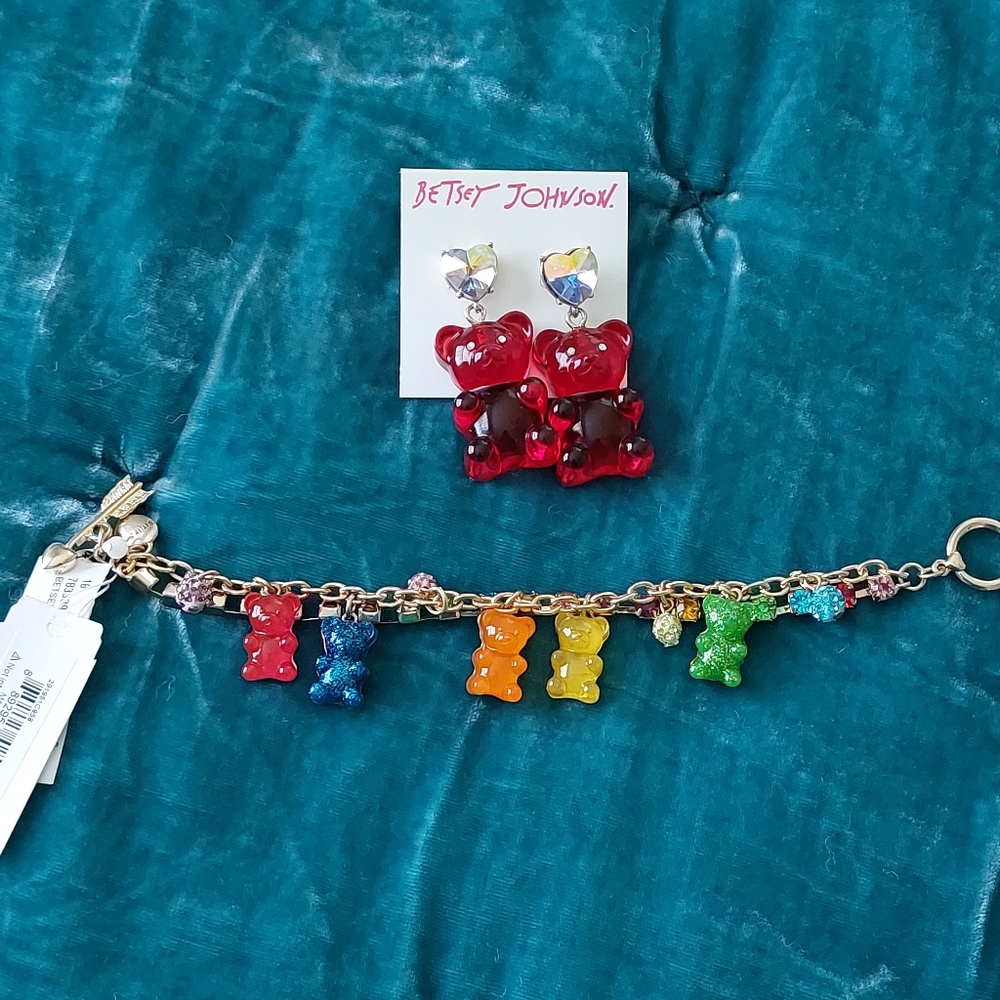 NWT BETSY JOHNSON GUMMY BEAR SET